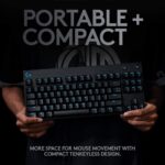 Teclado Mecánico Gaming Logitech G PRO 920-009388 Tenkeyless LIGHTSYNC RGB 16.8M Colores Cable Micro USB Desmontable PC