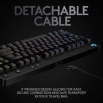 Teclado Mecánico Gaming Logitech G PRO 920-009388 Tenkeyless LIGHTSYNC RGB 16.8M Colores Cable Micro USB Desmontable PC