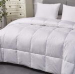 Edredon de plumon de ganso hungaro blanco Blueridge Home Fashion 18003 talla King extra grande ropa de cama premium