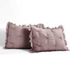 Juego de colcha con falda de volantes Ravello Lush Decor Triangle Home Fashions 16T004020 3 piezas