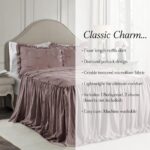 Juego de colcha con falda de volantes Ravello Lush Decor Triangle Home Fashions 16T004020 3 piezas