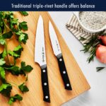HENCKELS Dynamic Razor-Sharp - Juego de cuchillos de 15 piezas, cuchillo de chef, cuchillo de pan, cuchillo de carne, di