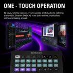 Elgato Stream Deck XL – Controlador de estudio avanzado, 32 teclas macro, activa acciones en aplicaciones y software com