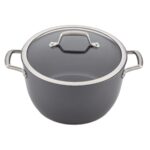 Batería de cocina Anolon Accolade 81133 juego de ollas y sartenes antiadherentes anodizado forjado para inducción 12 pie