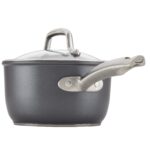 Batería de cocina Anolon Accolade 81133 juego de ollas y sartenes antiadherentes anodizado forjado para inducción 12 pie