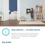 Estación de llenado de botellas dispensador de agua empotrable refrigerado Elkay Liv LBWD06BKK automático con filtro col