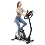 Bicicleta Estática Vertical Circuit Fitness AMZ-594U Resistencia Magnética 15 Programas Preestablecidos Capacidad 300 Li