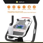 Bicicleta Estática Vertical Circuit Fitness AMZ-594U Resistencia Magnética 15 Programas Preestablecidos Capacidad 300 Li