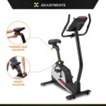 Bicicleta Estática Vertical Circuit Fitness AMZ-594U Resistencia Magnética 15 Programas Preestablecidos Capacidad 300 Li