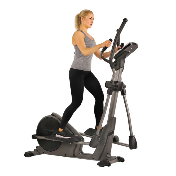Máquina Elíptica Sunny Health Fitness SF-E3912 zancada 15.5 pulgadas capacidad 300 lb silenciosa cardio cuerpo completo