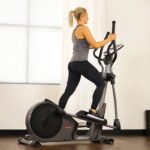 Máquina Elíptica Sunny Health Fitness SF-E3912 zancada 15.5 pulgadas capacidad 300 lb silenciosa cardio cuerpo completo