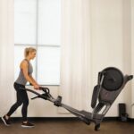 Máquina Elíptica Sunny Health Fitness SF-E3912 zancada 15.5 pulgadas capacidad 300 lb silenciosa cardio cuerpo completo