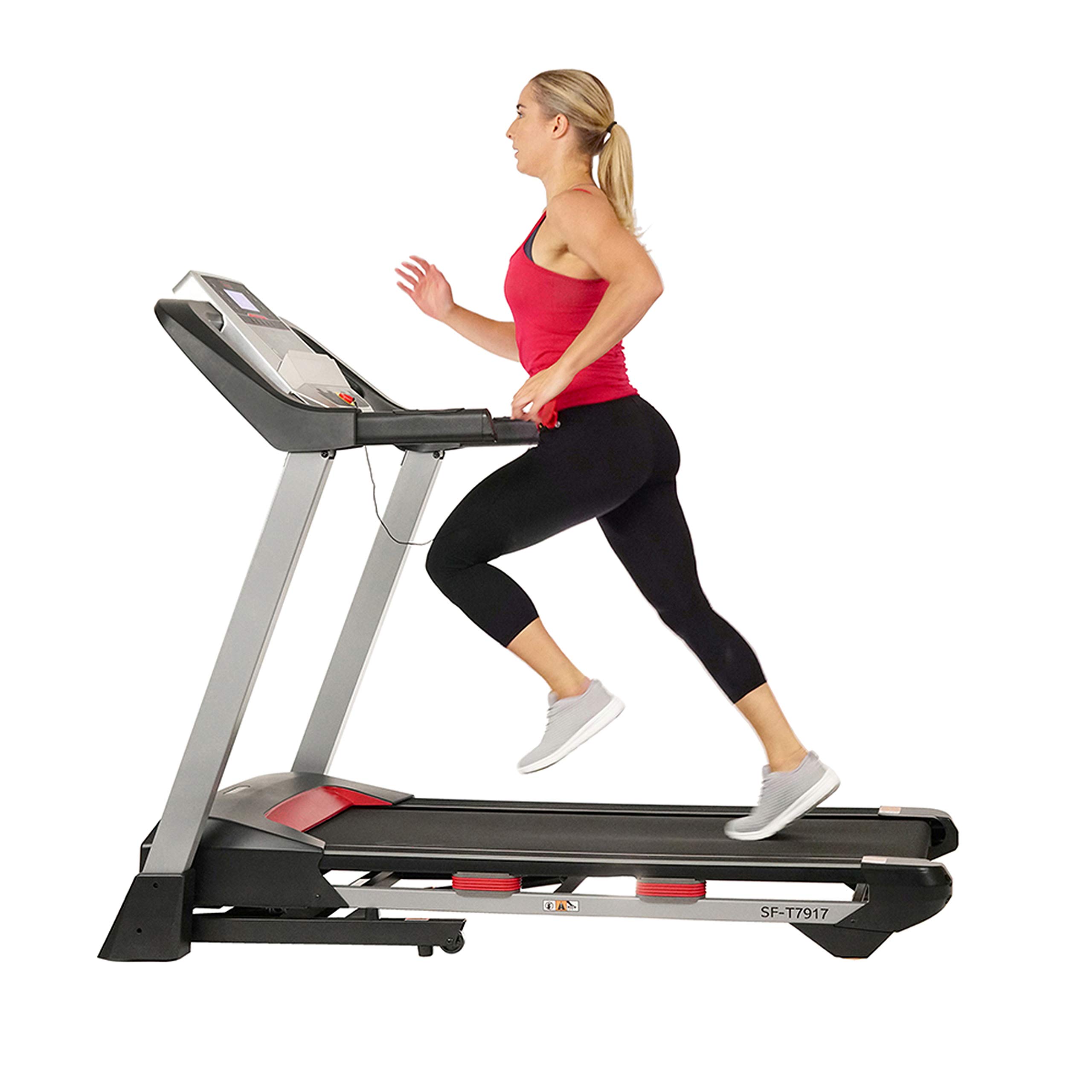 Version 1.0.0 Cinta de Correr Plegable Sunny Health Fitness SF-T7917 2.5 HP 15 Niveles Inclinación USB Bluetooth 265 Lbs