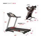 Cinta de Correr Plegable Sunny Health Fitness SF-T7917 2.5 HP 15 Niveles Inclinación USB Bluetooth 265 Lbs