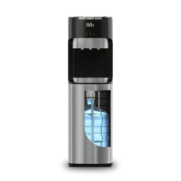 Dispensador Enfriador de Agua Brio CLBL420V2 Carga Inferior para Garrafón de 5 Galones 3 Temperaturas Caliente Ambiente