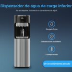 Dispensador Enfriador de Agua Brio CLBL420V2 Carga Inferior para Garrafón de 5 Galones 3 Temperaturas Caliente Ambiente