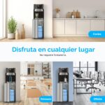 Dispensador Enfriador de Agua Brio CLBL420V2 Carga Inferior para Garrafón de 5 Galones 3 Temperaturas Caliente Ambiente