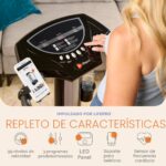 Plataforma de Vibración LifePro Rhythm LP-RYM-BLK Motor 1000W 99 Niveles Velocidad Capacidad 330 Lbs Monitor Frecuencia