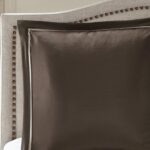 Juego de ropa de cama jacquard satinado Madison Park Essentials MPE10-814 24 piezas California King 104x92 pulgadas meda