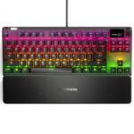 Teclado Mecánico SteelSeries Apex 7 TKL 64646 interruptores rojos pantalla OLED iluminación RGB 16.8 millones de colores