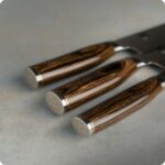 Shun Premier - Juego de cuchillos asiáticos planos de 3 piezas, incluye Kiritsuke de 8 pulgadas, Santoku de 7 pulgadas y