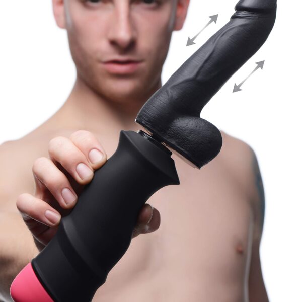 Vibrador de silicona tipo empuje Mega Pounder XRLA9 AF980 juguete sexual para estimulación
