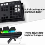 Teclado Mecánico para Juegos HyperX Alloy Origins HX-KB6RDX-US Interruptores Lineales Rojos LED RGB Compacto