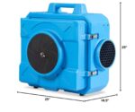 Purificador de aire industrial Goplus HEPA comercial sistema de filtracion de aire uso pesado