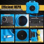 Purificador de aire industrial Goplus HEPA comercial sistema de filtracion de aire uso pesado