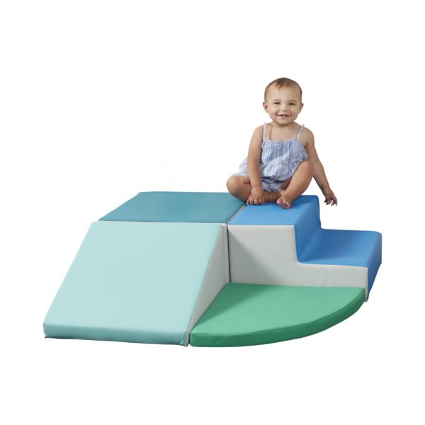 SoftScape Escalador de Esquina para Tiempo de Juego de Niños Pequeños, Estructura de Juego Activo Interior para Niños Pe