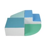 SoftScape Escalador de Esquina para Tiempo de Juego de Niños Pequeños, Estructura de Juego Activo Interior para Niños Pe