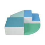 SoftScape Escalador de Esquina para Tiempo de Juego de Niños Pequeños, Estructura de Juego Activo Interior para Niños Pe
