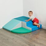 SoftScape Escalador de Esquina para Tiempo de Juego de Niños Pequeños, Estructura de Juego Activo Interior para Niños Pe