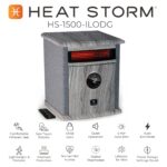 Calentador de Gabinete Heat Storm HS-1500-ILODG 1500W 38x34x28 cm Gris