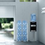 Rack Organizador para Garrafones de Agua Brio STM8BTWHT de Doble Columna Blanco para 8 Botellas