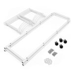 Rack Organizador para Garrafones de Agua Brio STM8BTWHT de Doble Columna Blanco para 8 Botellas