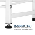 Rack Organizador para Garrafones de Agua Brio STM8BTWHT de Doble Columna Blanco para 8 Botellas