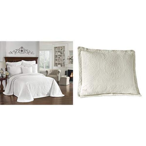 Colcha de algodón 100% King Charles Collection Ellery Homestyles Historic Charleston King y Cal King 120 x 114 pulgadas