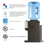 Dispensador de agua de mesa carga superior Brio CLCTTL520 tres temperaturas agua fria caliente templada certificado Ener