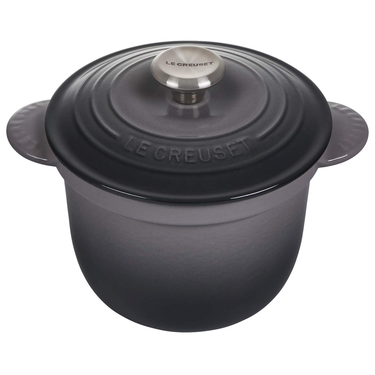 Version 1.0.0 Olla Arrocera Le Creuset LS4101S-187FSS Hierro Fundido Esmaltado con Tapa e Inserto de Gres 2.25 Cuartos de Galón Gris O