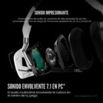 Auriculares Inalámbricos para Juegos Corsair Void RGB Elite CA-9011202-NA Sonido Envolvente 7.1 Micrófono Omnidirecciona