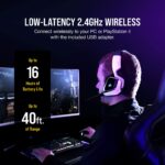 Auriculares Inalámbricos para Juegos Corsair Void RGB Elite CA-9011202-NA Sonido Envolvente 7.1 Micrófono Omnidirecciona