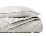 Juego de edredón Vera Wang Revman International USHSA91130460 terciopelo King 3 piezas Diamond Velvet marfil natural