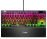 Teclado Mecánico Gaming TKL SteelSeries Apex 7 TKL 64747 Pantalla OLED Interruptores Marrones QWERTY