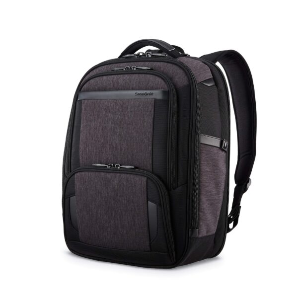 Samsonite Mochila Pro Slim, negro, gris, (Shaded Grey/Black), Tamaño único