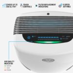 Purificador de aire Vornado PCO575DC AC1-0043-43 True HEPA carbón activo pantalla plateada antivirales cobertura habitac