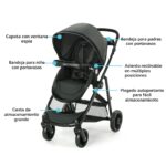 Sistema de viaje Graco Modes Element 2111198 cochecito y asiento de auto infantil Canter