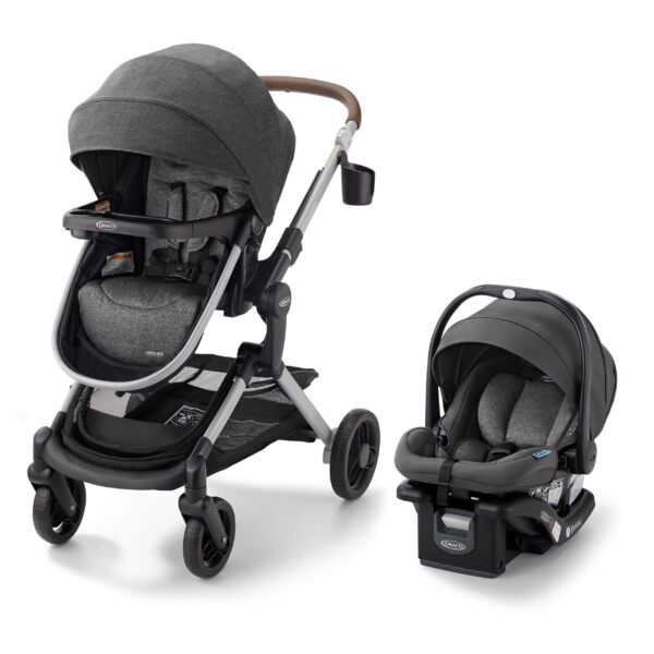 Sistema de viaje 3 en 1 Graco Modes Nest Newell 2173542 asiento de auto y carriola con portabebes ajustable Slide2Me