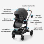 Sistema de viaje 3 en 1 Graco Modes Nest Newell 2173542 asiento de auto y carriola con portabebes ajustable Slide2Me