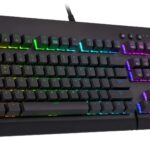 Teclado mecánico para juegos Thermaltake Level 20 GT RGB GKB-LVG-RGBRUS-01 interruptores Razer Green 16.8M colores RGB a